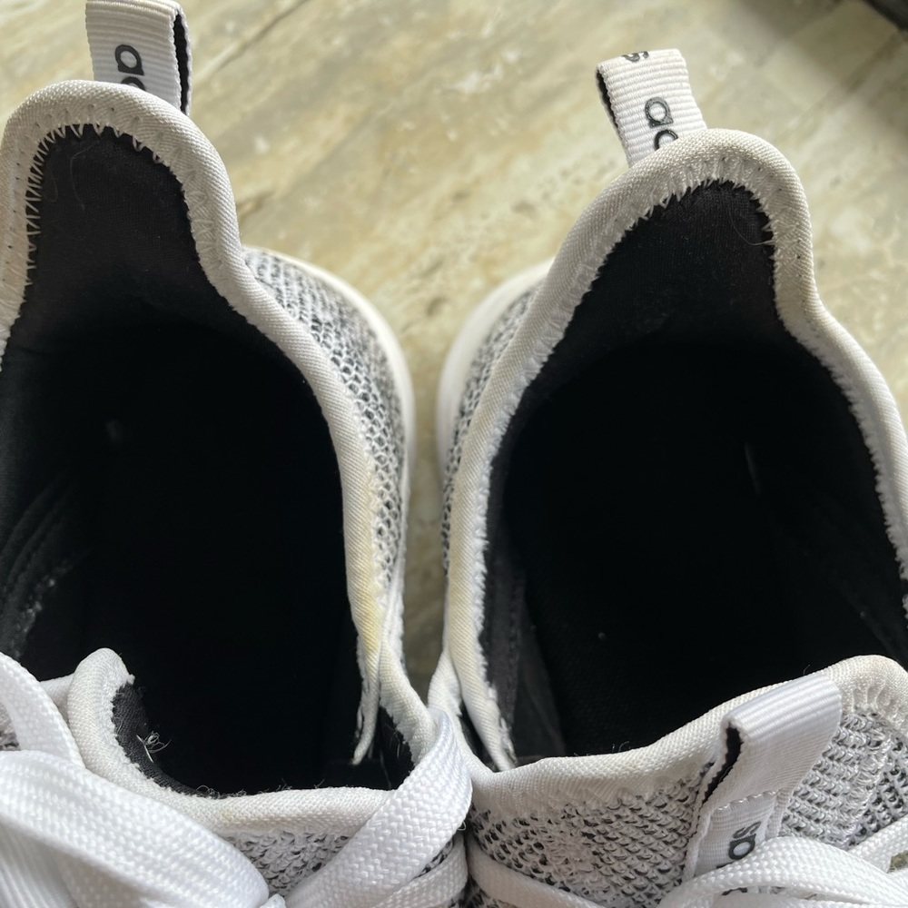 Adidas cloudfoam sneakers. Gray speckled with white and black . Size 7.5 women’s